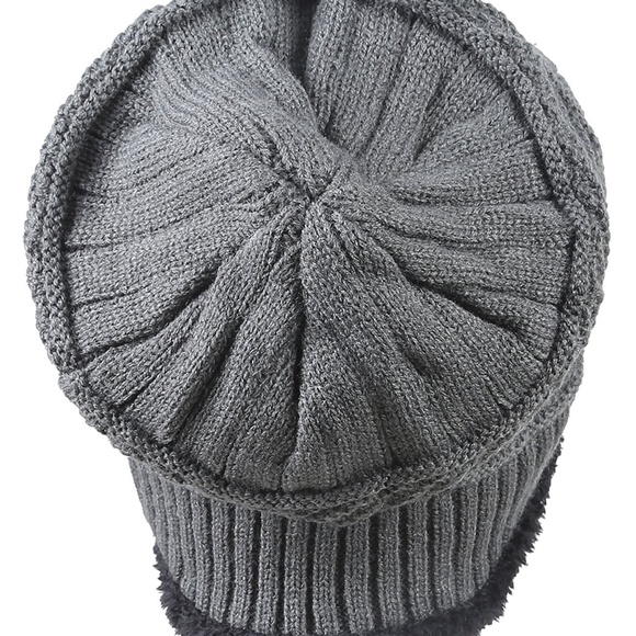 Winter Knitting Skull Cap Wool Slouchy Beanie Hat - Picture 6 of 8